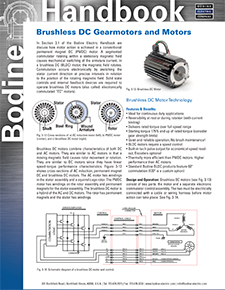 Updated Handbook Section: BLDC Gearmotors and Motors 