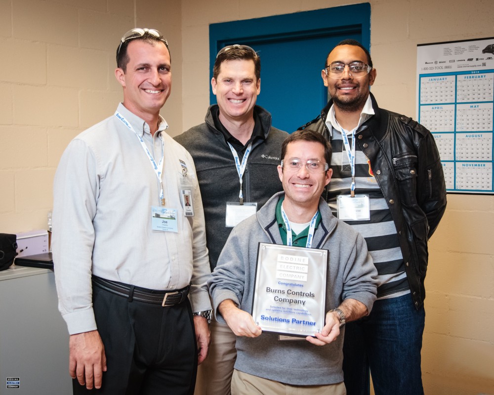 10-Bodine Distributor Award_Burns-SP-plaque 04/2014