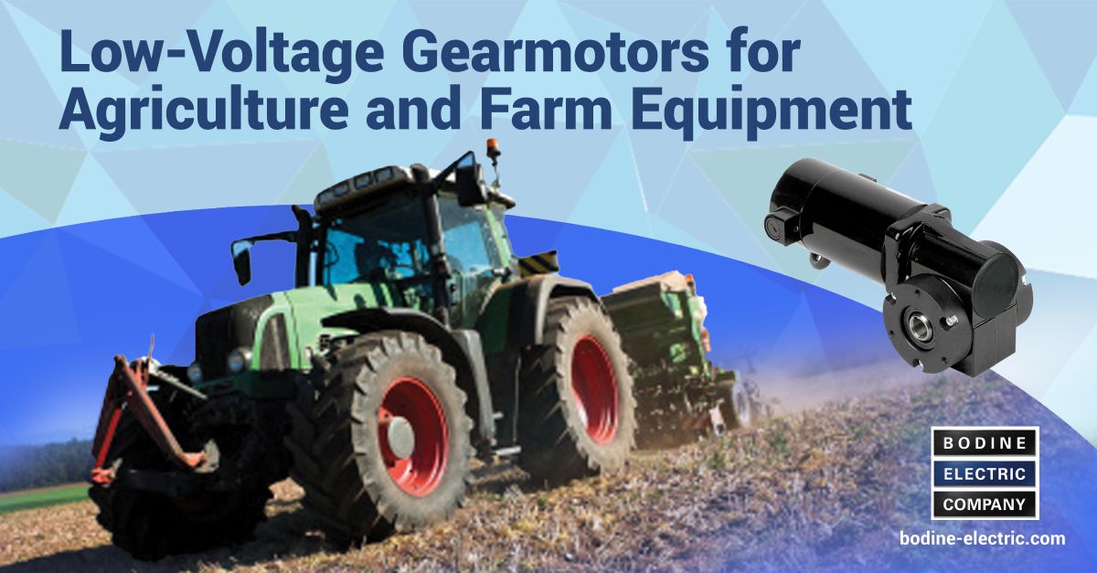 Gearmotors for Agriculture and Farm Equipment Applications | Bodine ...