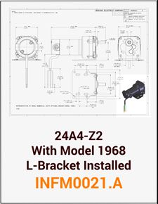 ACC - INFM0021.A 24A4-Z2 with Model 1968 L-Bracket installed