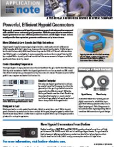 Features and Benefits of Hypoid Gearmotors