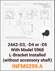 ACC - INFM0299.A 24A2-D3, -D4, or -D5 with Model 5968 L-Bracket installed (without Accessory Shaft)