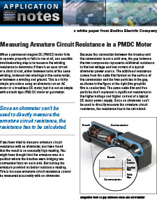 Measuring Armature Circuit Resistance in PMDC Motors
