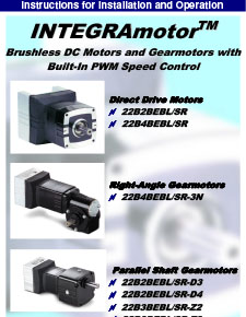 BL - 07401034.D INTEGRAmotor 24V BLDC [type 22B/SR] Brushless DC Motors and Gearmotors with Built-in Speed Control [analog input]