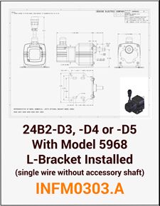 ACC - INFM0303.A 22B2-D3, -D4, or -D5 with Model 5968 L-Bracket installed (Single Wire without Accessory Shaft)