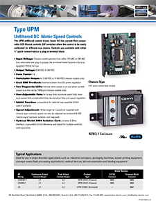 UPM - Unfiltered DC Motor Speed Controls