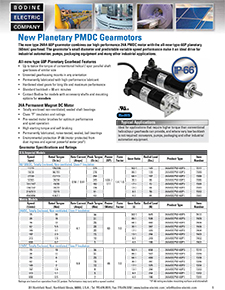 Planetary PMDC Gearmotors- Type 24A4-60P  (IP-66) 