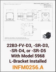 ACC - INFM0256.A 22B3-FV-D3, -SR-D3, -SR-D4, or -SR-D5 with Model 5968 L-Bracket installed