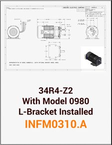 ACC - INFM0310.A 34R4-Z2 with Model 0980 L-Bracket installed