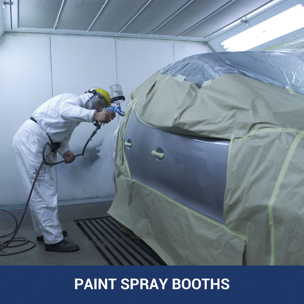 Bodine Gearmotor Paint Spraying Booth